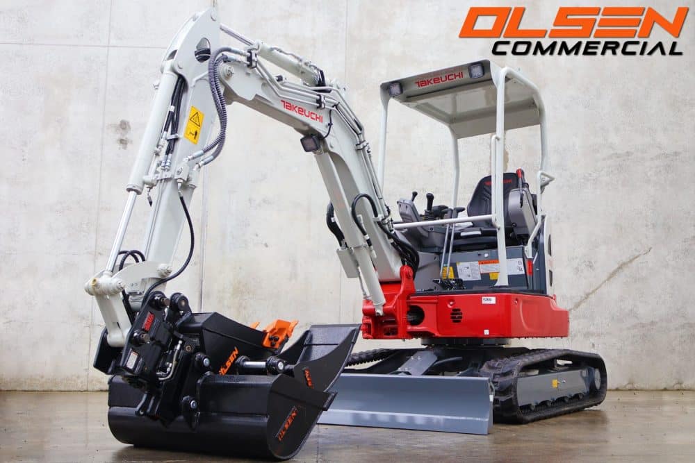 2023 Takeuchi TB325R 2.5-Ton brand new compact short tail swing excavator/ digger with tilt hitch