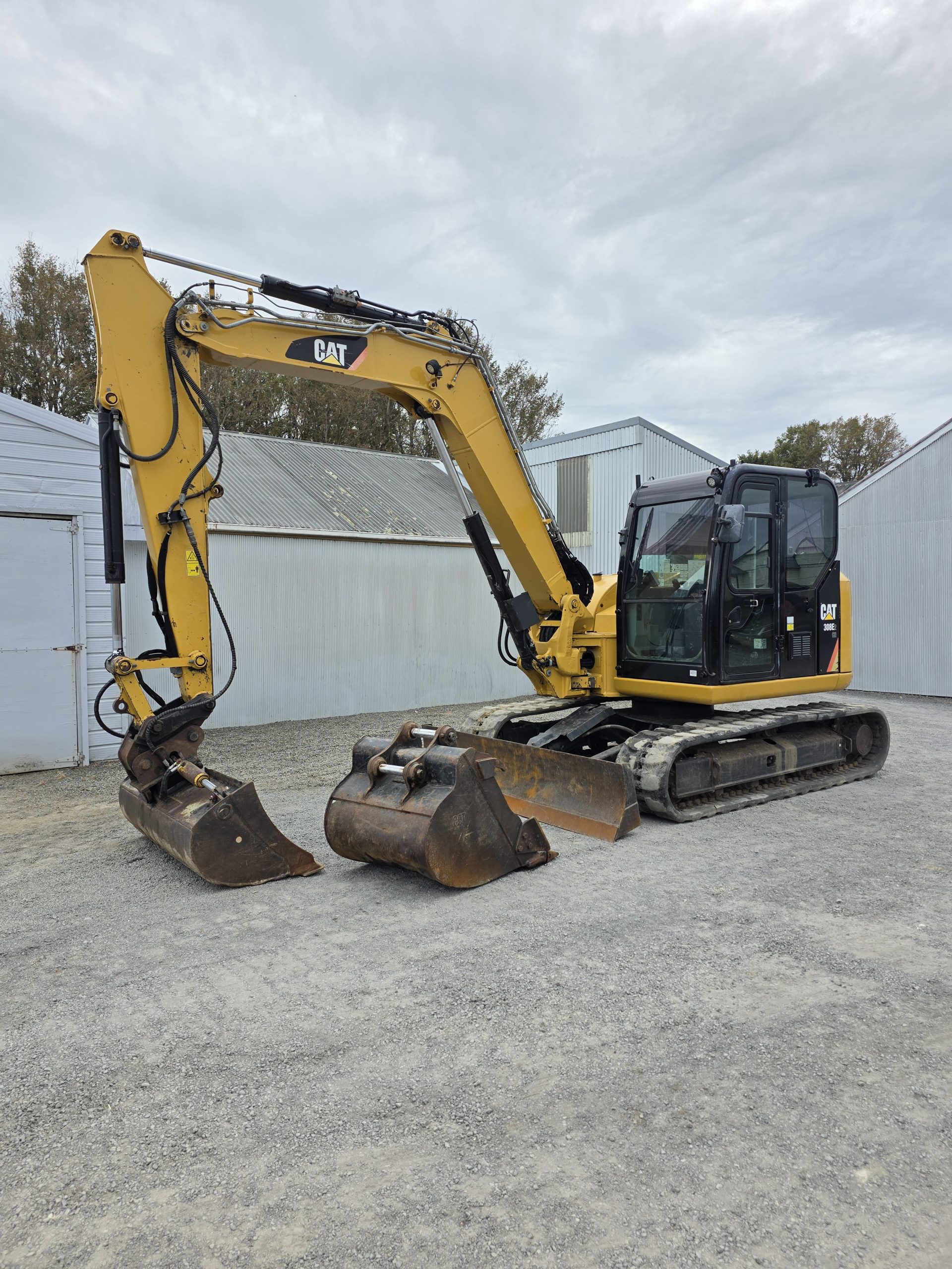 2015 Caterpillar 308E2 CR 8T Steel Tracked Excavator/ Digger