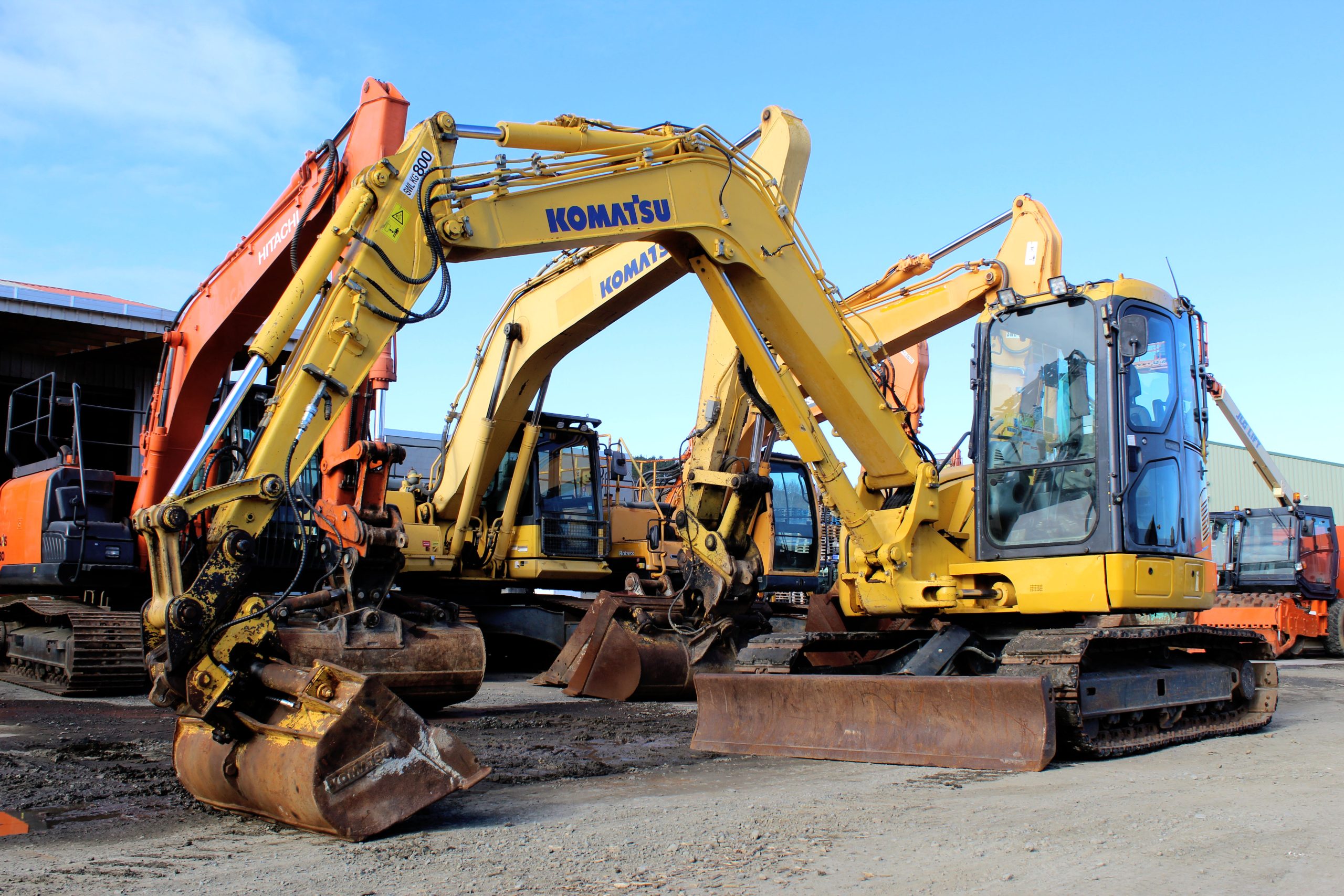 2015 Komatsu PC88MR-8 8.8T Steel Tracked Excavator/ Digger